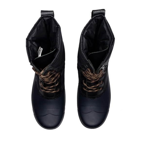 Hunter Original Short Quilted Lace-Up Boots - Picture 3 of 10